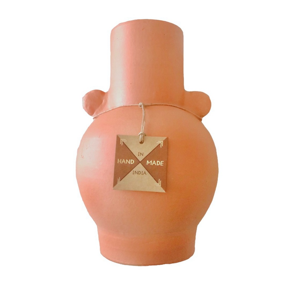 🆕 Artisan Terracotta Vase MED-LRG Home Decor Accent NWT